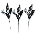 3 Pack of Black Glitter Picks