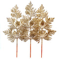 3 Pack of Rose Gold Glitter Branch Picks