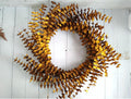 Yellow-Brown Leafy Wreath