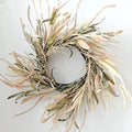 Cream and Navy Natural Wreath