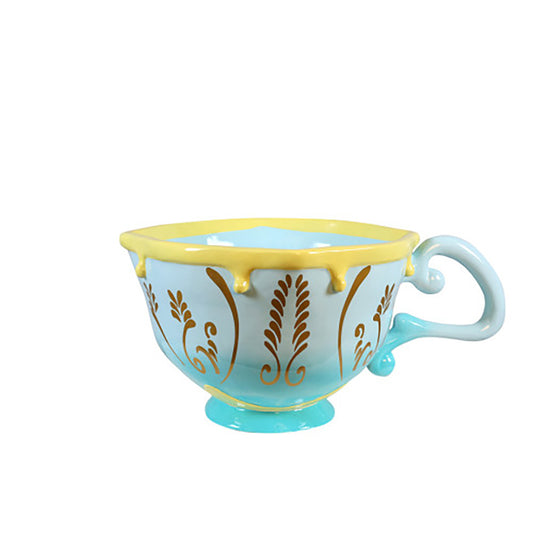 24" Royal Teacup, Mint Green