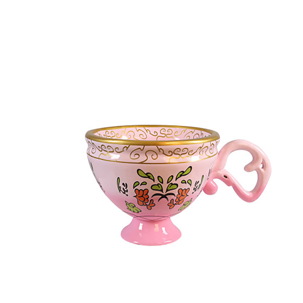 24" Wild Flower Teacup Pink