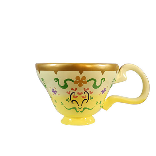 24" Elegant Teacup Yellow