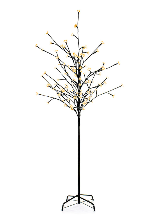 6' Orange LED Cherry Tree