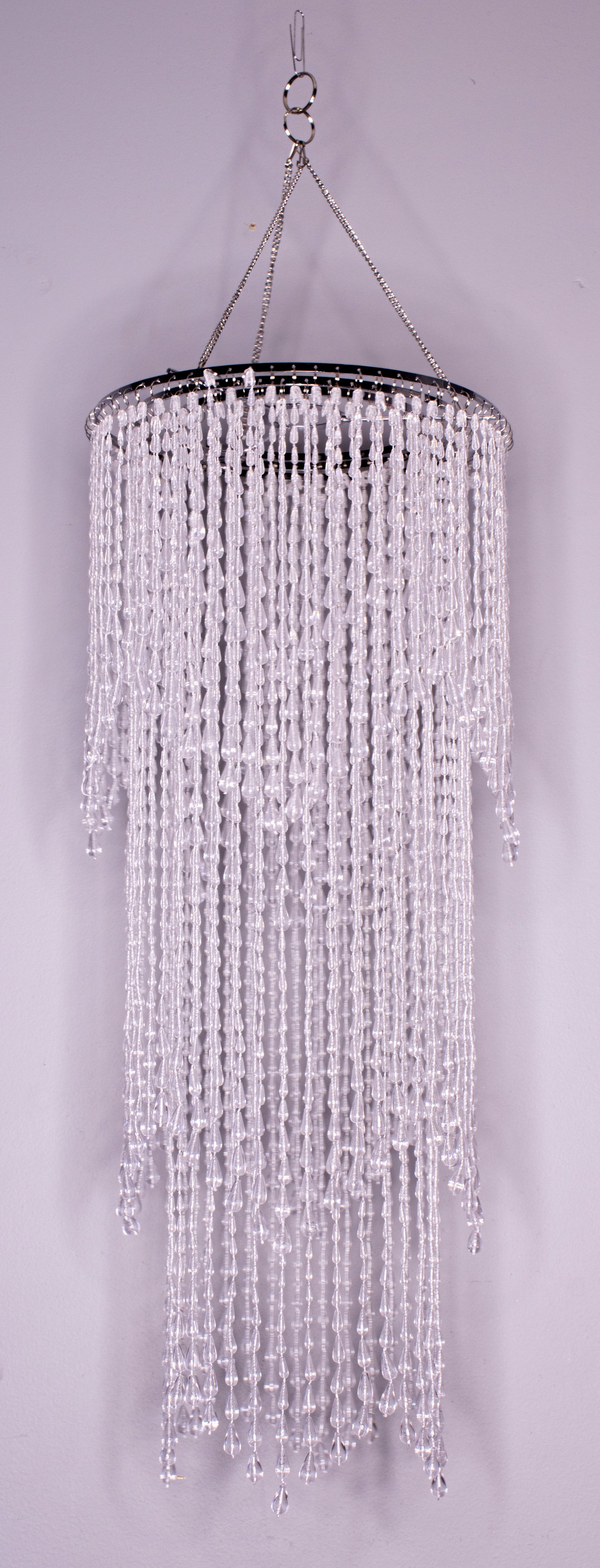 Clear Chandelier 36"