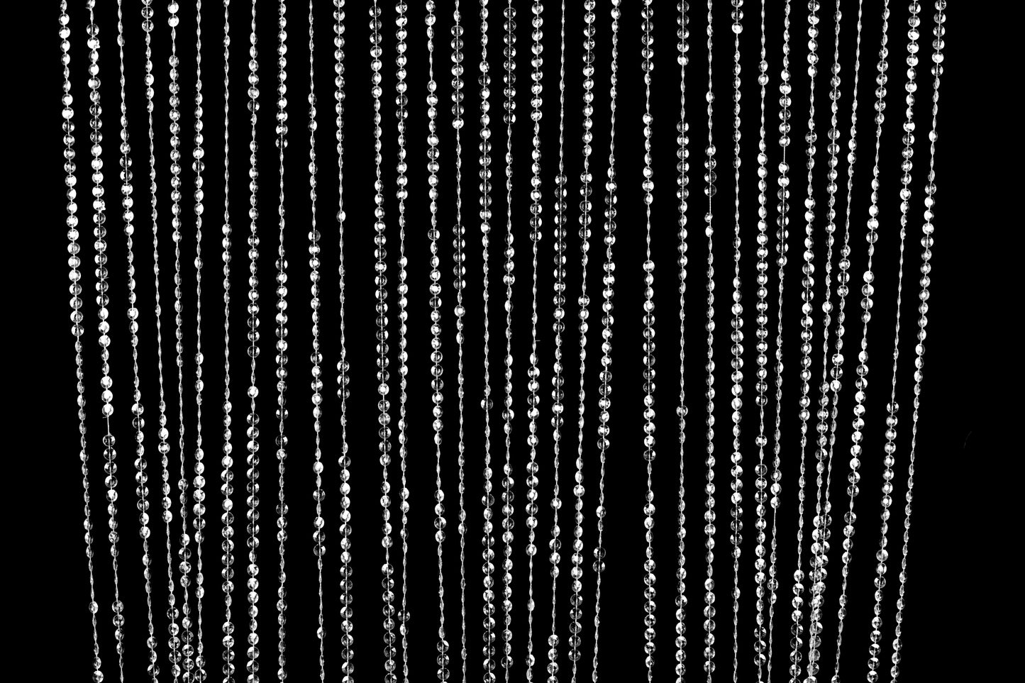 106" Clear Beaded Curtain