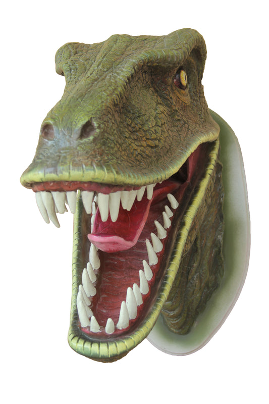 Velociraptor Head Wall Mount