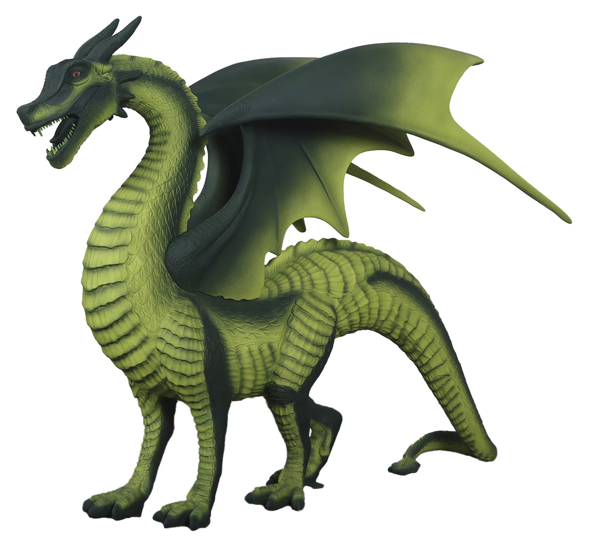 40" Lime green and Dark Green Standing Dragon