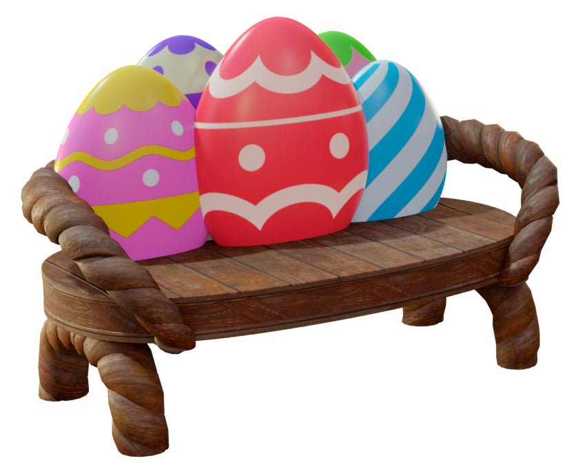 Easter Egg Bench