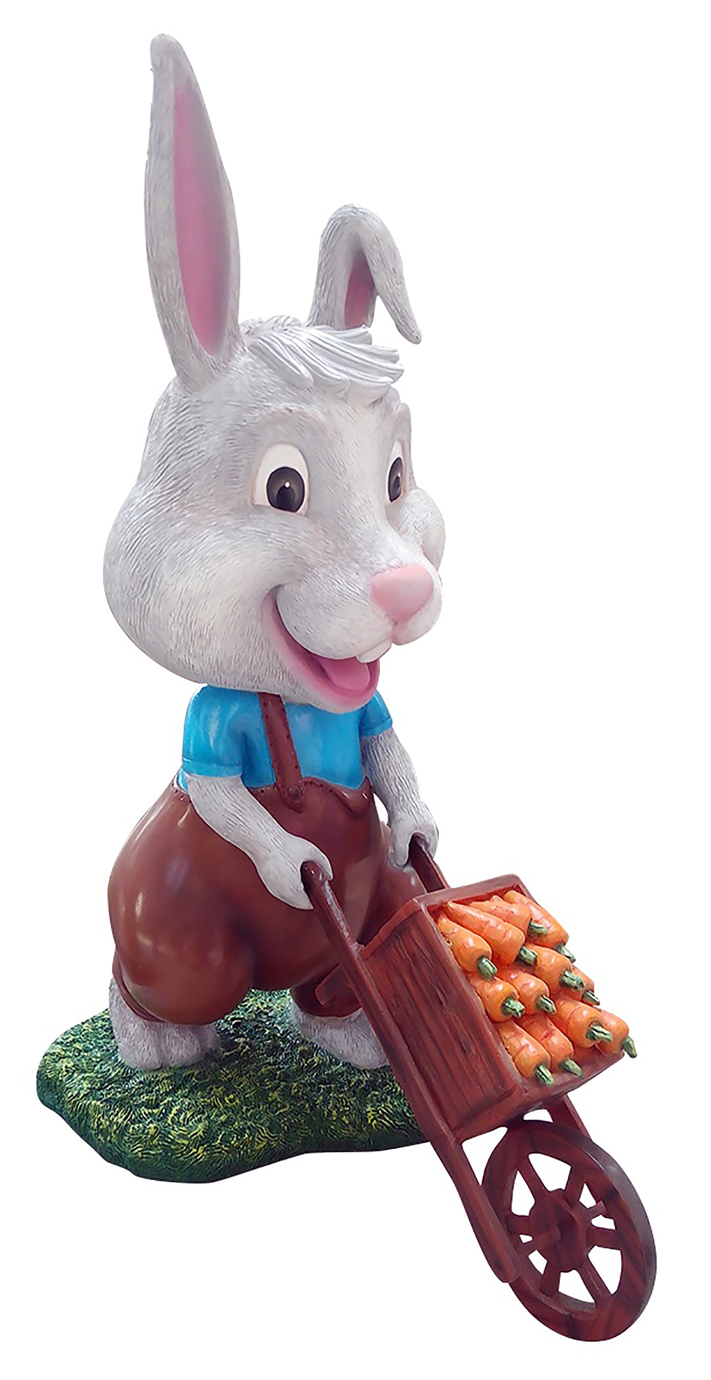 Faustee 28" Bunny with Wheelbarrow