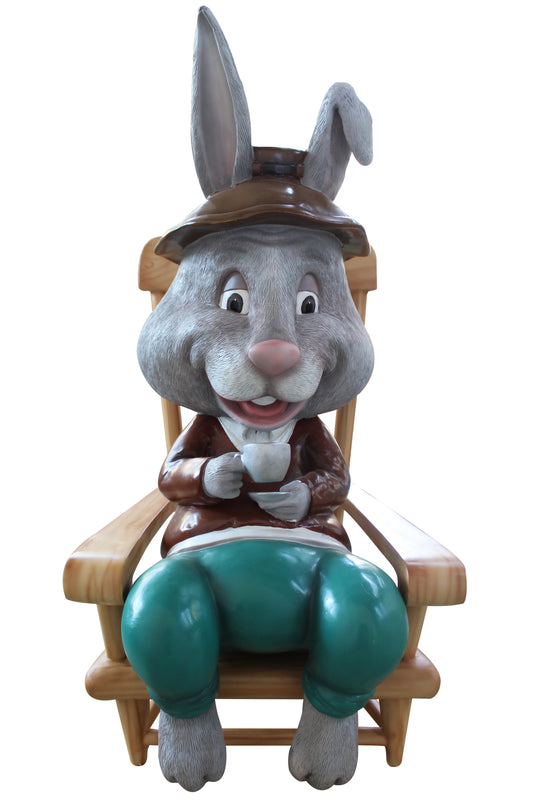 45" Grandpa Bunny in Rocking Chair