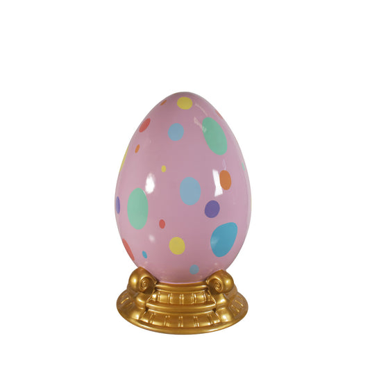 4.5' Pastel Polka Dot Egg with Base