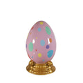 4.5' Pastel Polka Dot Egg with Base