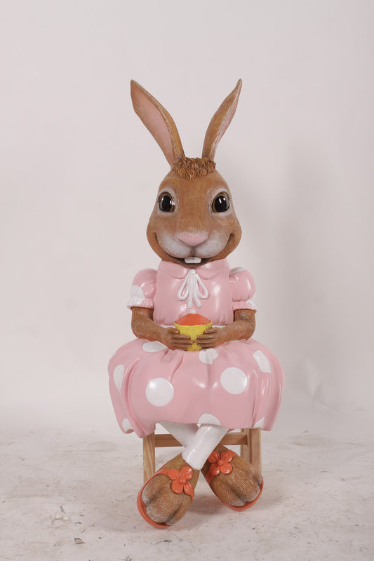 3'  Sitting Girl Rabbit