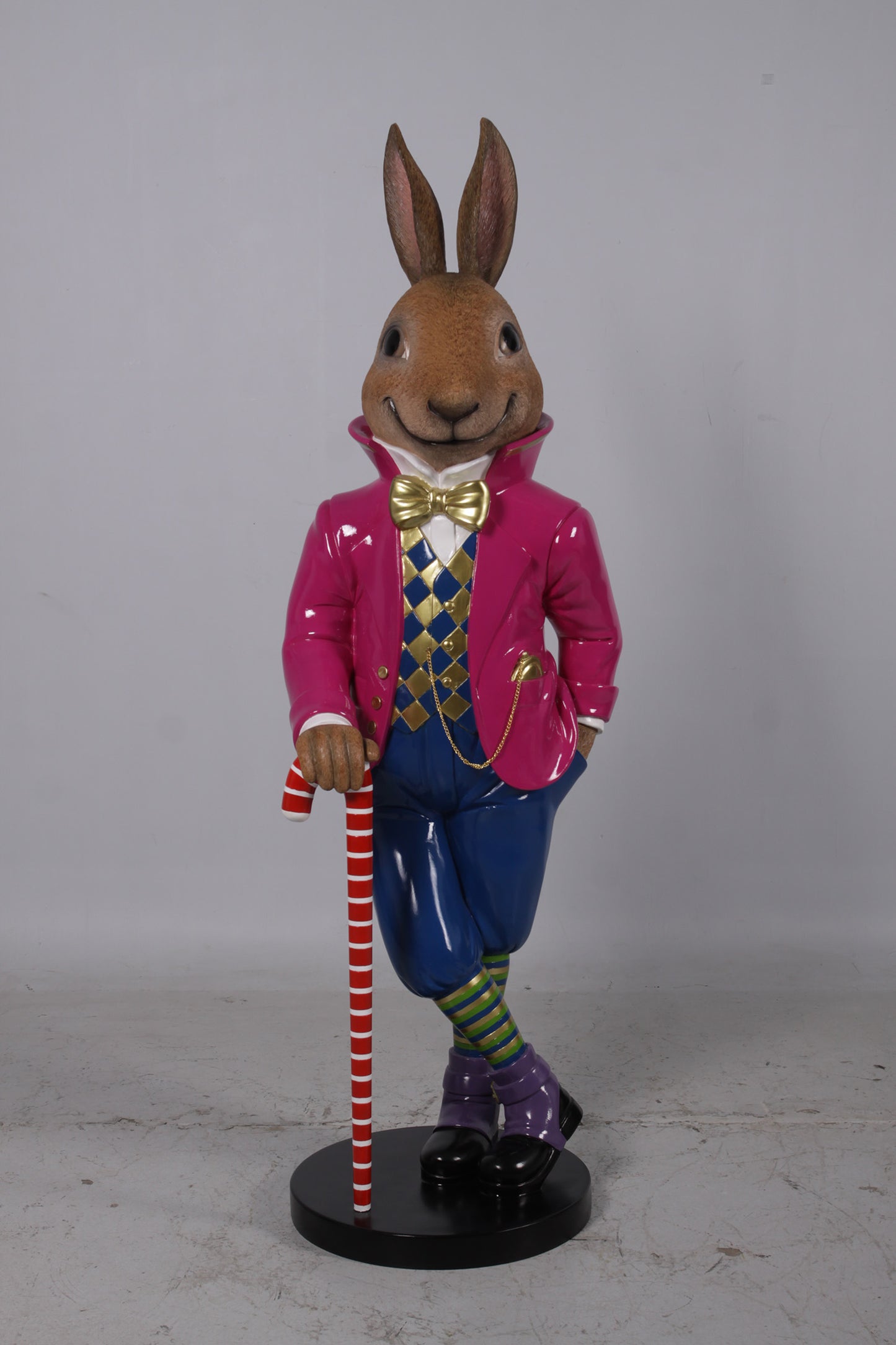 5.5' Standing Rabbit with Cane