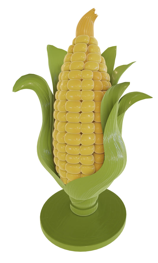 4' Corn Stalk Statue