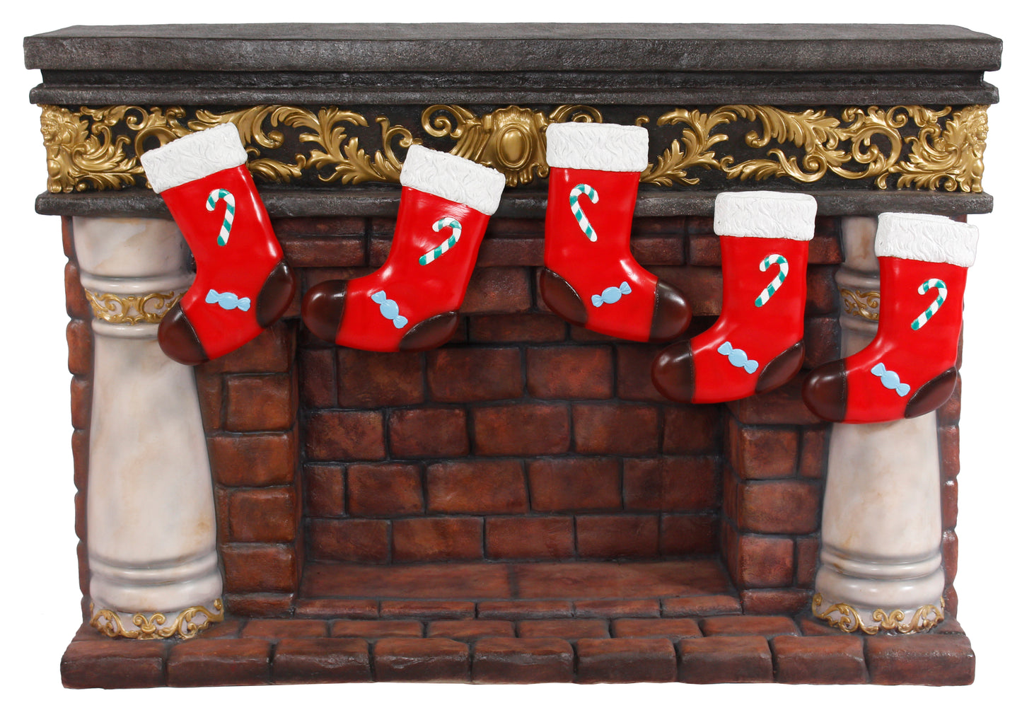Fireplace With Stockings
