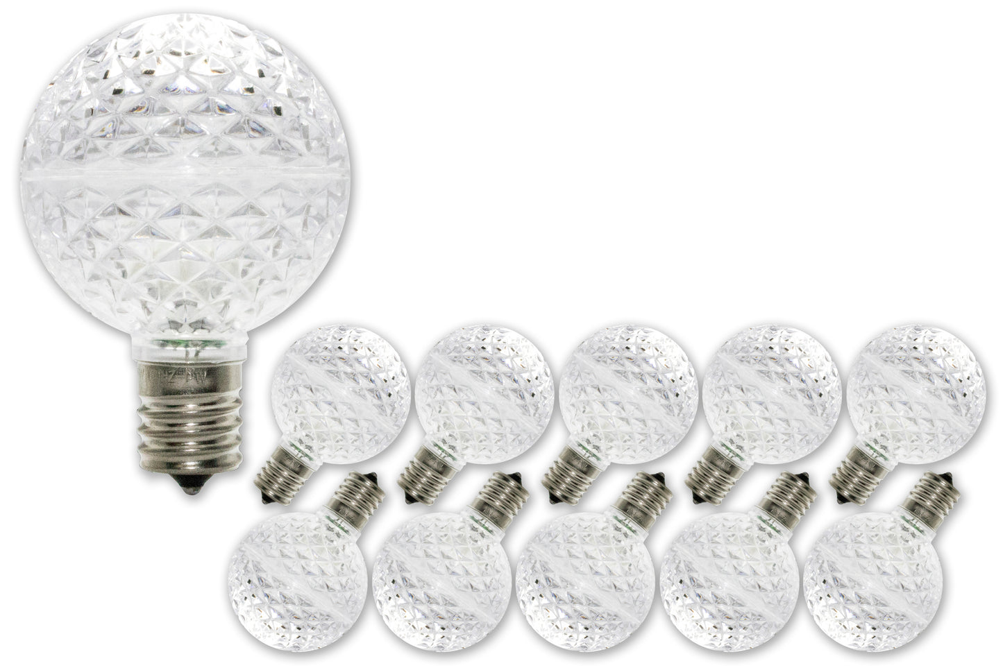 10 Pack of G50 Cool White Replacement Bulb