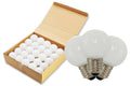 25 Pack of G50 Dimmable Frosted Pure White Replacement Bulbs