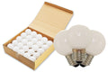 25 Pack of G50 Dimmable Frosted Sun Warm White Retrofit Replacement Bulbs