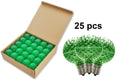 25 Pack of G50 SMD Green Replacement Bulbs