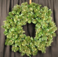 3' Mixed Blend Pine Wreath with Warm White LED Lights