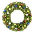 3' Sequoia Wreath with Warm White LED Lights and Fiesta Themed Ornaments