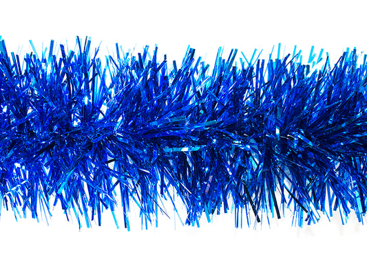 6" Metallic and Translucent Blue Garland 20' Sections