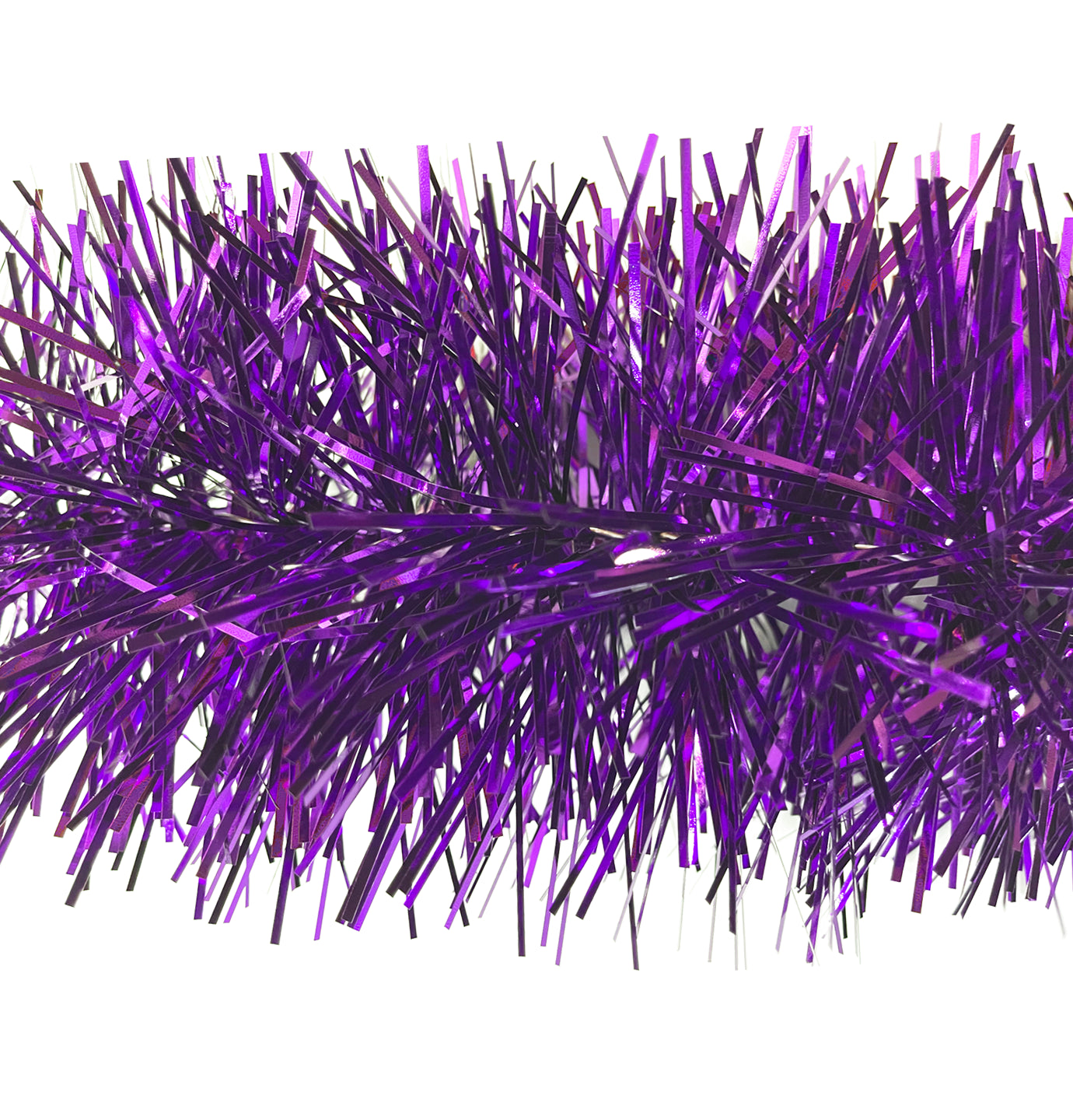 6" Metallic Purple Garland 20' Sections