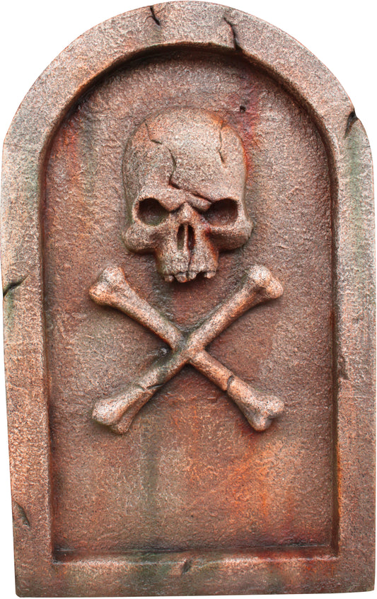 Gravestone wih Skull and Crossbones