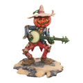 4.5' Pumpkin Scarecrow Playing the Banjo