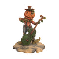 5.5' Pumpkin Scarecrow Playing the Cello