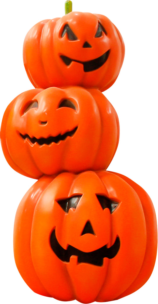 Stack of 3 Jack-O-Lanterns