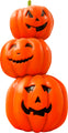 Stack of 3 Jack-O-Lanterns