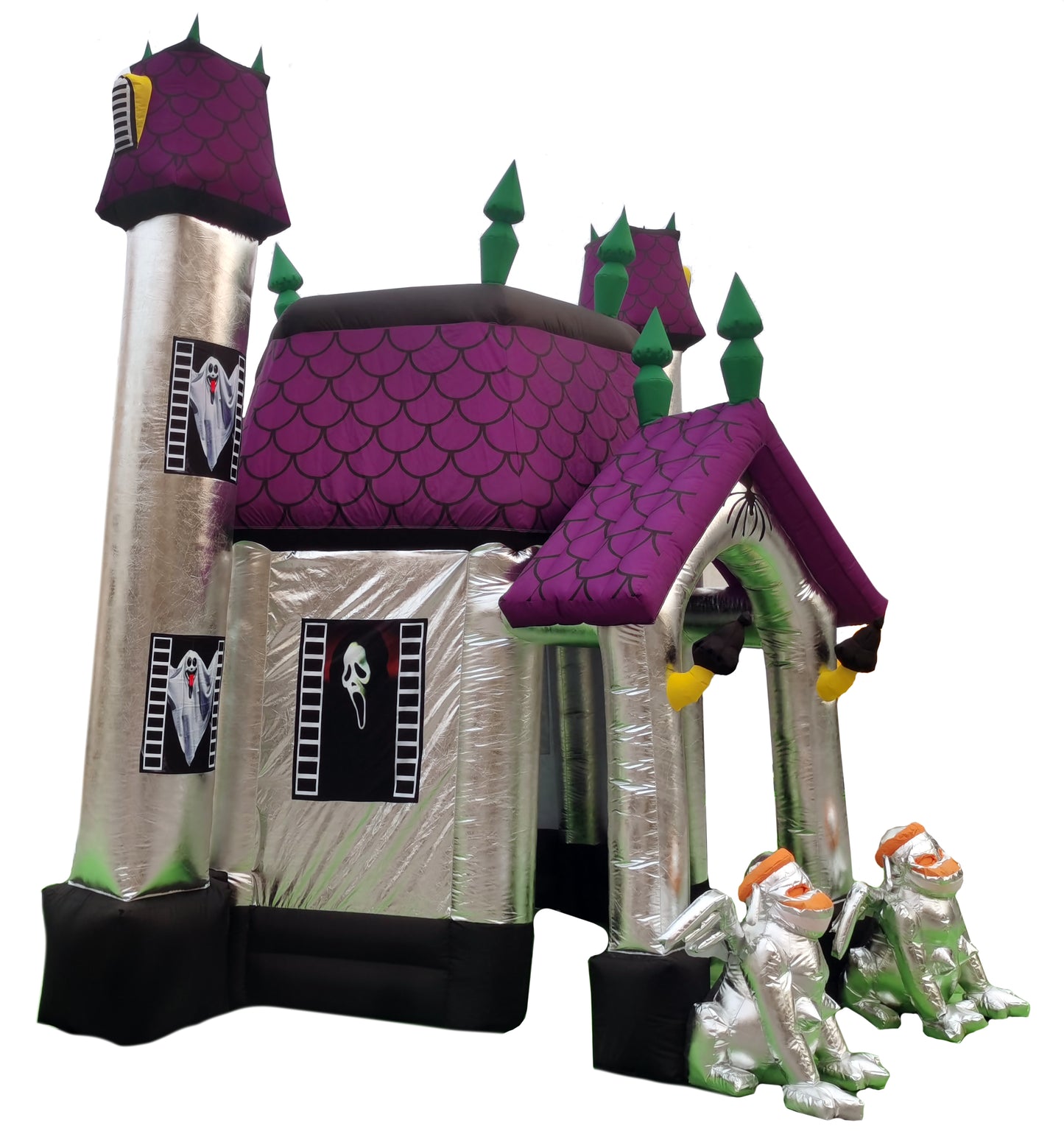 Halloween Inflatable Castle with Archway