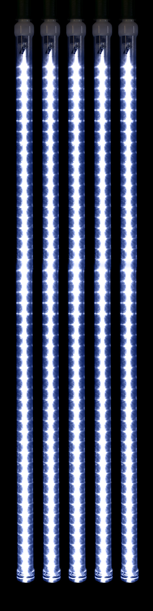 5 Pack 36'' Blue LED Strobe Snowfall Tube Light