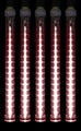 5 Pack 12'' Pink LED Snowfall Tube Light