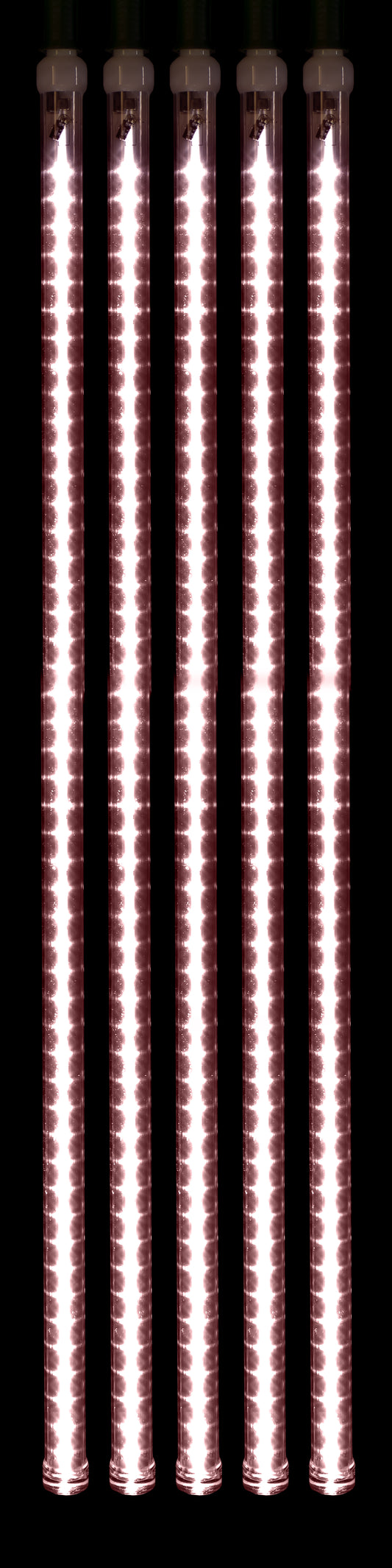 5 Pack 36'' LED Pink Strobe Snowfall Tube Light