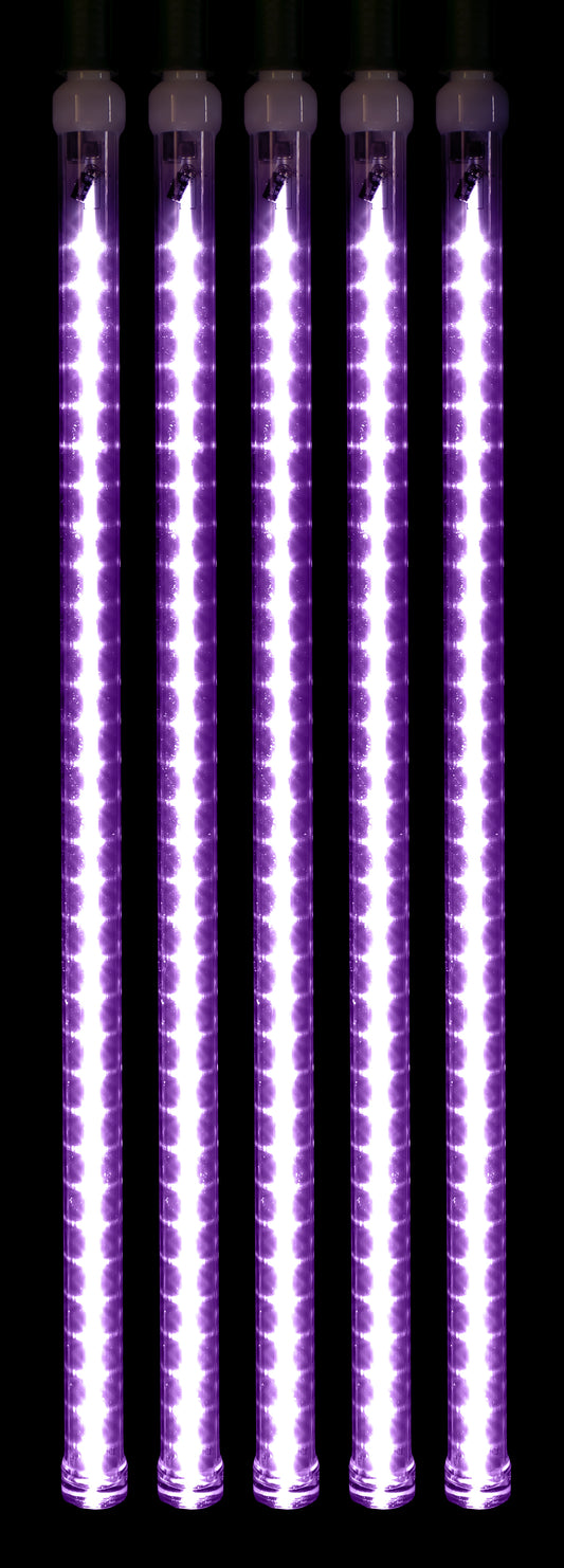 5 Pack 24" Purple Snowfall Tubes