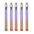 5 Pack 12'' Purple and Orange LED Snowfall Tube