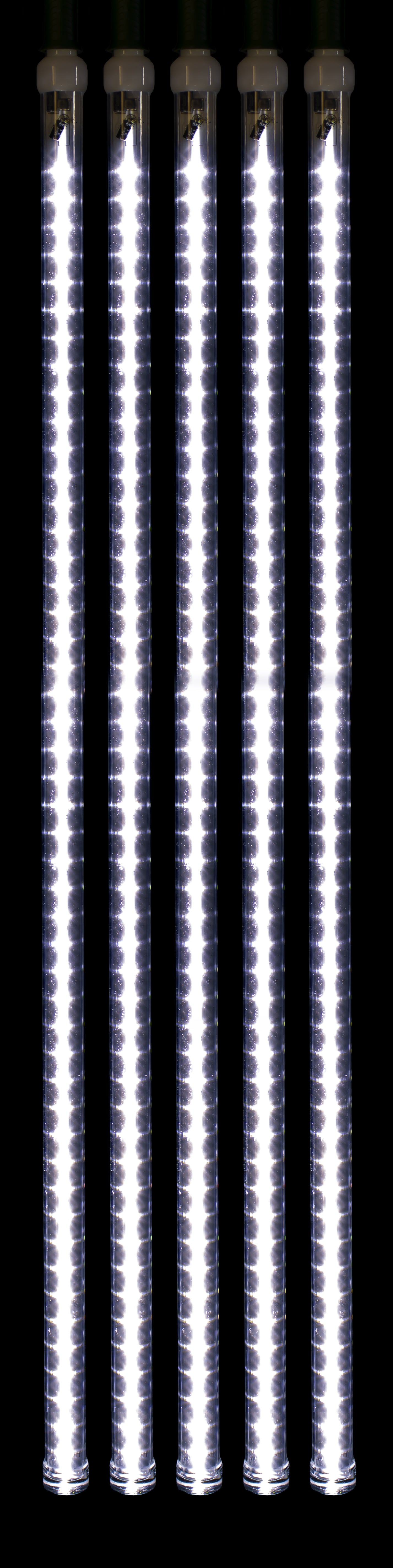 5 Pack 36" Pure White Snowfall Tubes