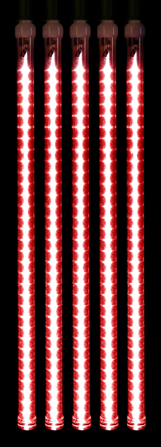 5 Pack 24" Red Snowfall Tubes