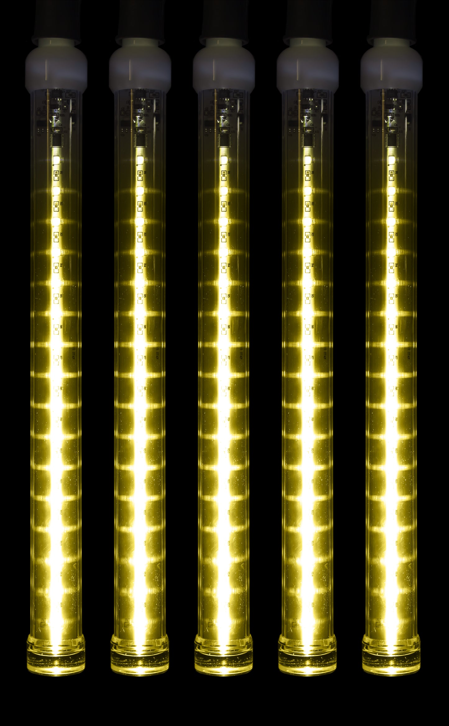 5 Pack 12'' Yellow LED Snowfall Tube Lights