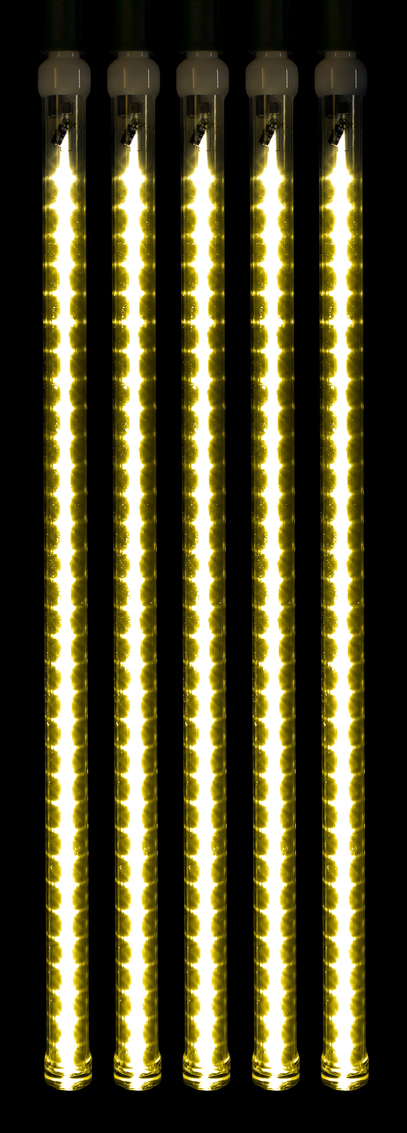 5 Pack 24'' Yellow LED Strobe Snowfall Tube