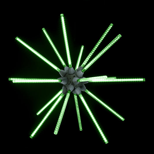 24" Animated Green LED Starburst