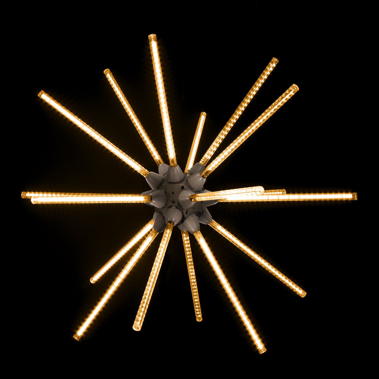 24" Animated Orange LED Starburst