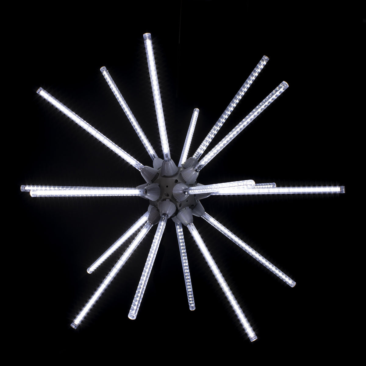 48" Animated Pure White LED Starburst