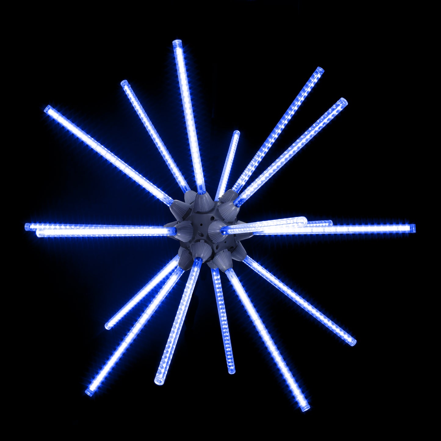 30" Animated Blue LED Starburst