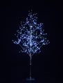 4' Pure White LED Silver Branch Tree