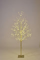 4' Warm White LED Gold Branch Tree